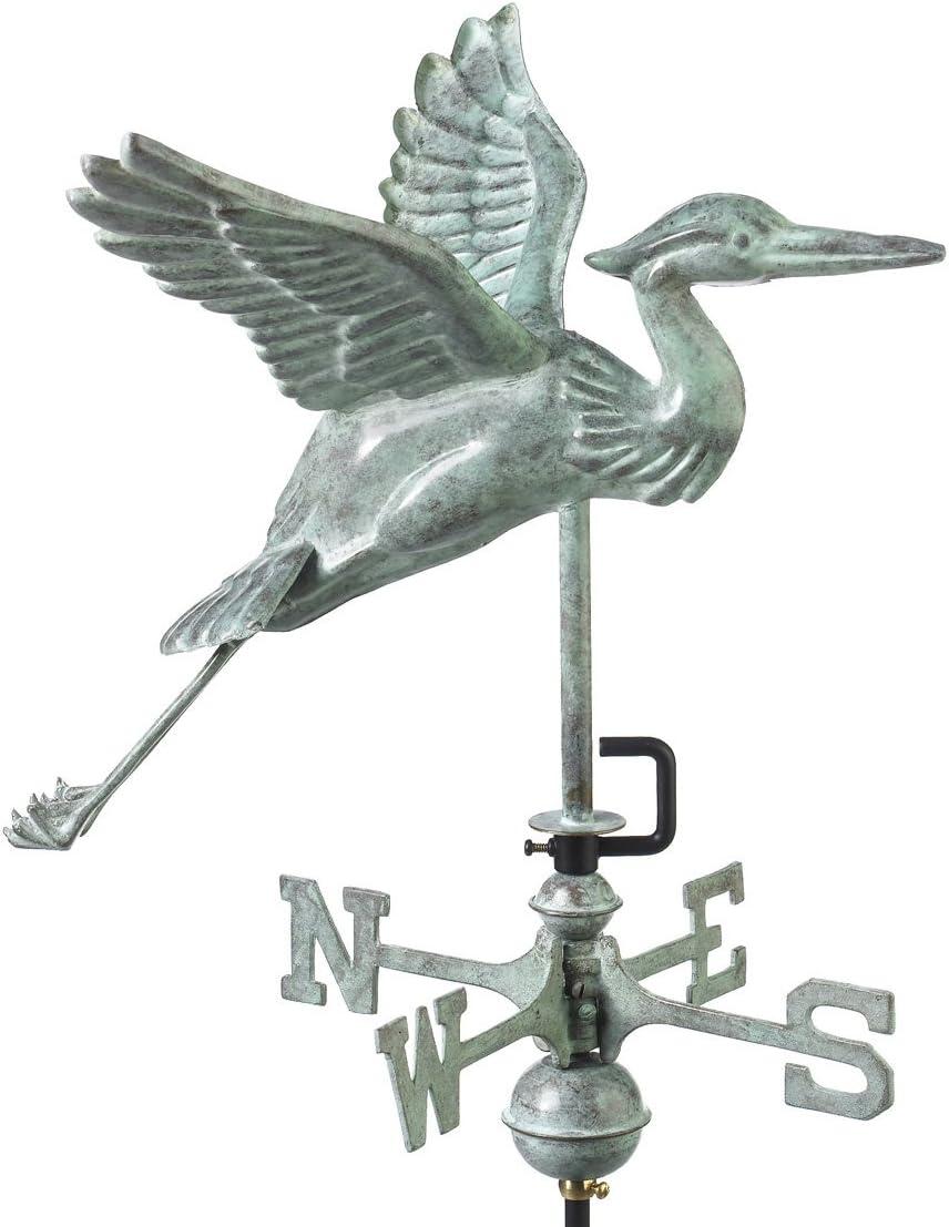 Good Directions Heron 26'' H Metal Animals Weathervane