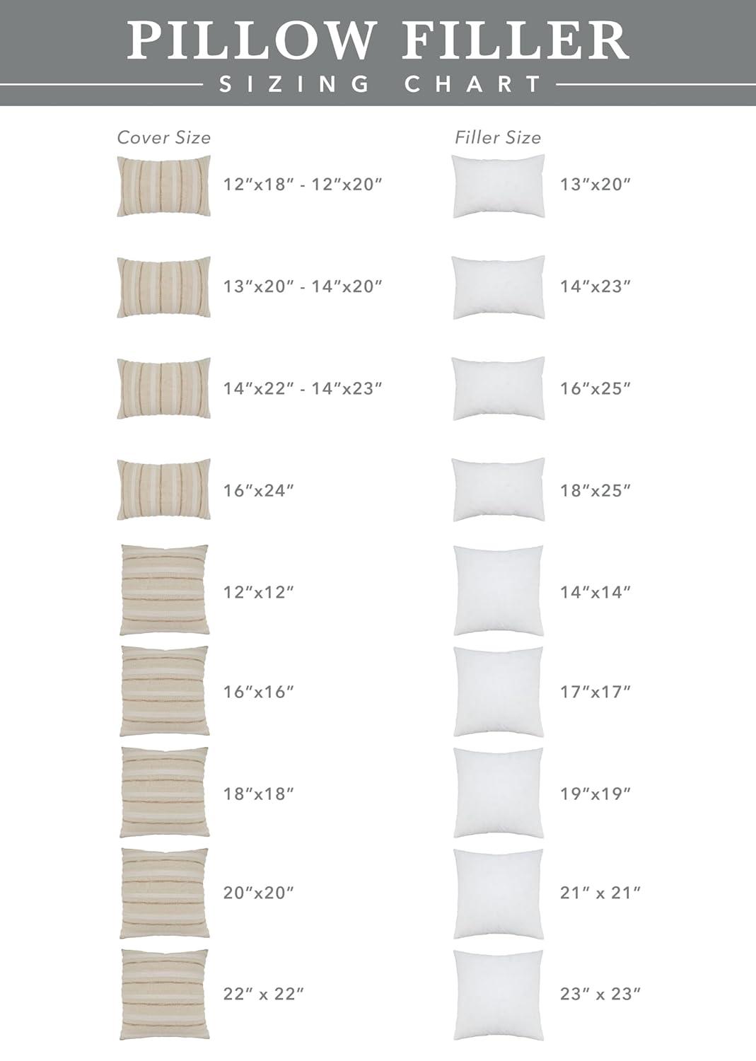 Feather Reversible Pillow Insert