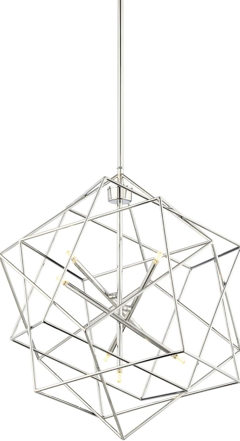Ezo 7 Light Metal Geometric Chandelier