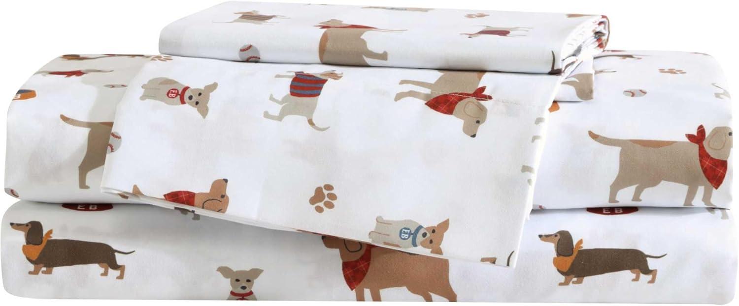Eddie Bauer Buddy And Friends White Queen Sheet Set