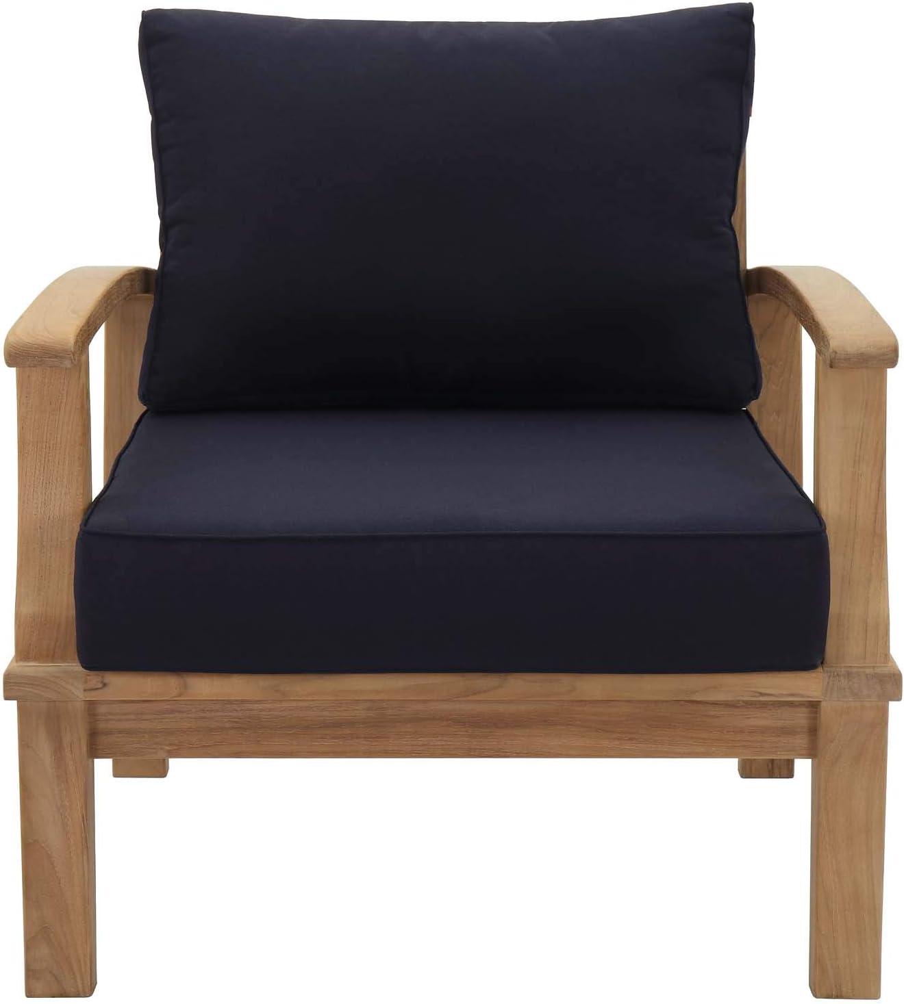 Modway Marina Outdoor Patio Teak Armchair