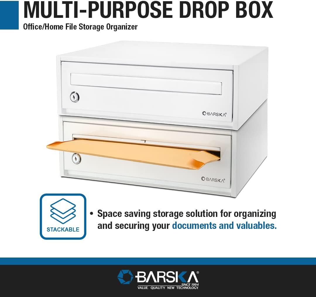 DESKTOP DROP BOX WITH KEY