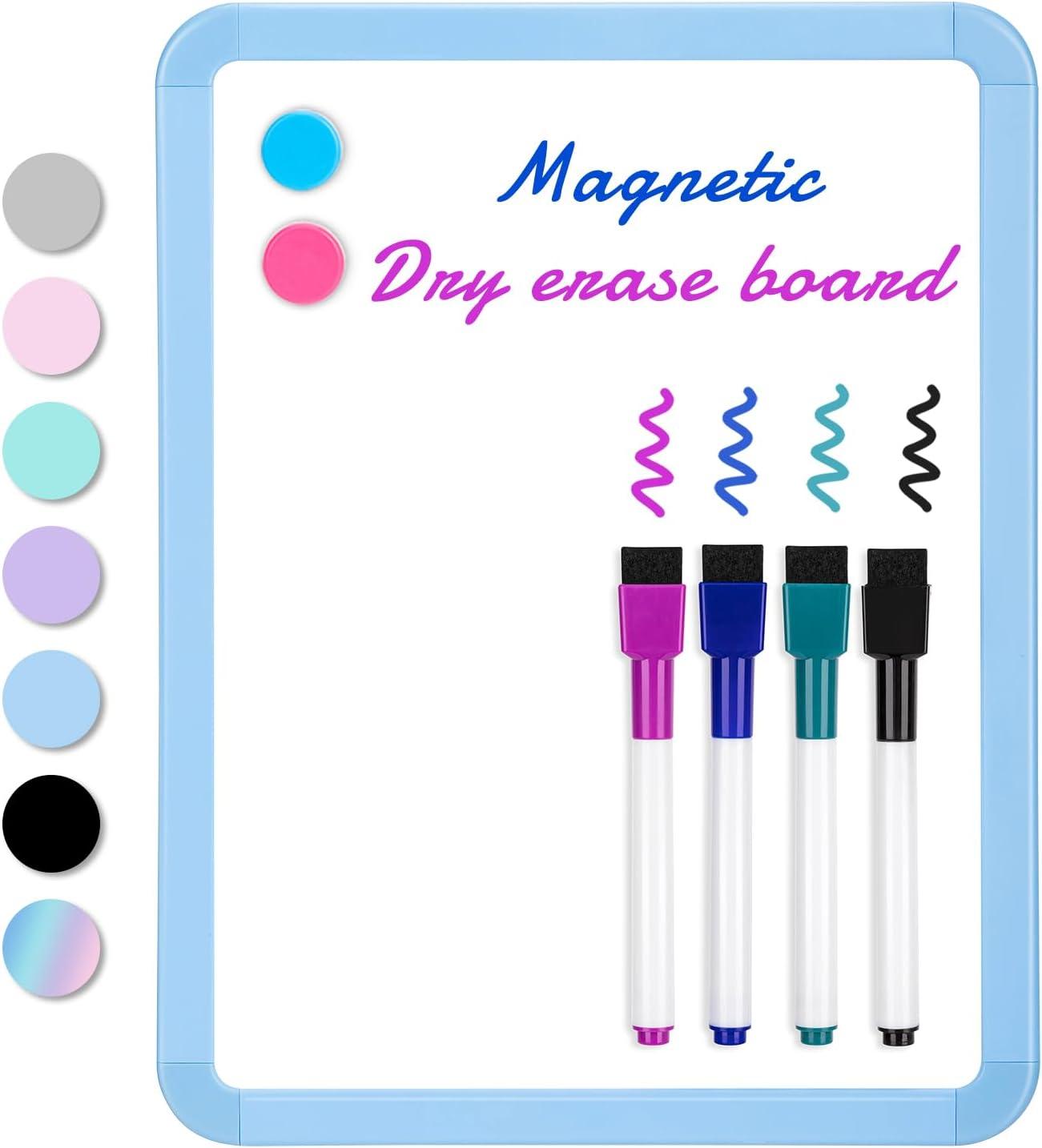 VUSIGN Small Dry Erase Whiteboard, 8.5 x 11 Inches White Board for Kids, Students, Fridge, Locker, Mini Dry Erase Board