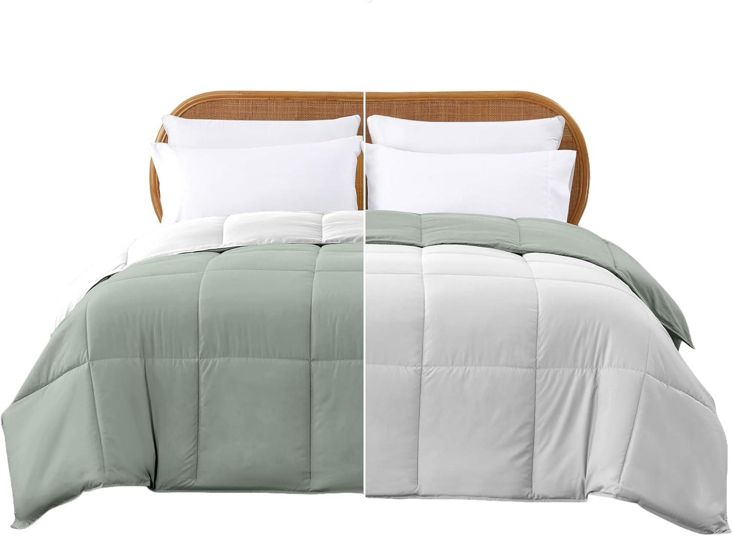 Modern Threads Modern Threads Sanctuary by PCT Down Alternative Microfiber Quilted Reversible Comforter & Duvet Ins