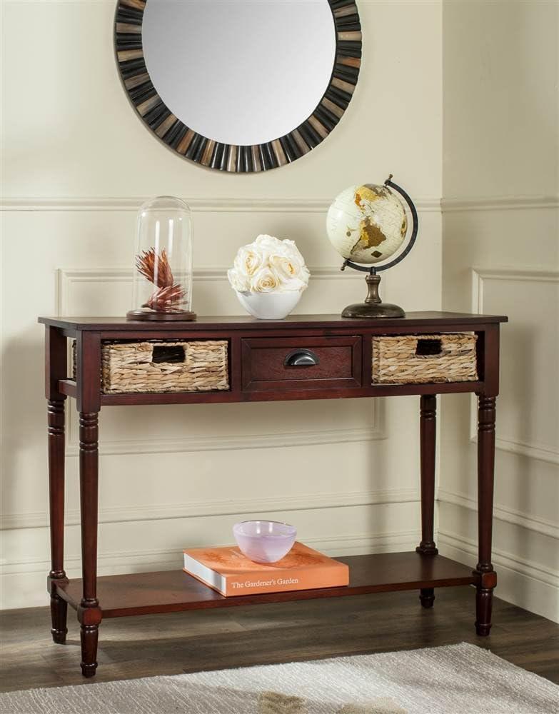 Christa Console - AMH5737C - Brown - Safavieh Couture