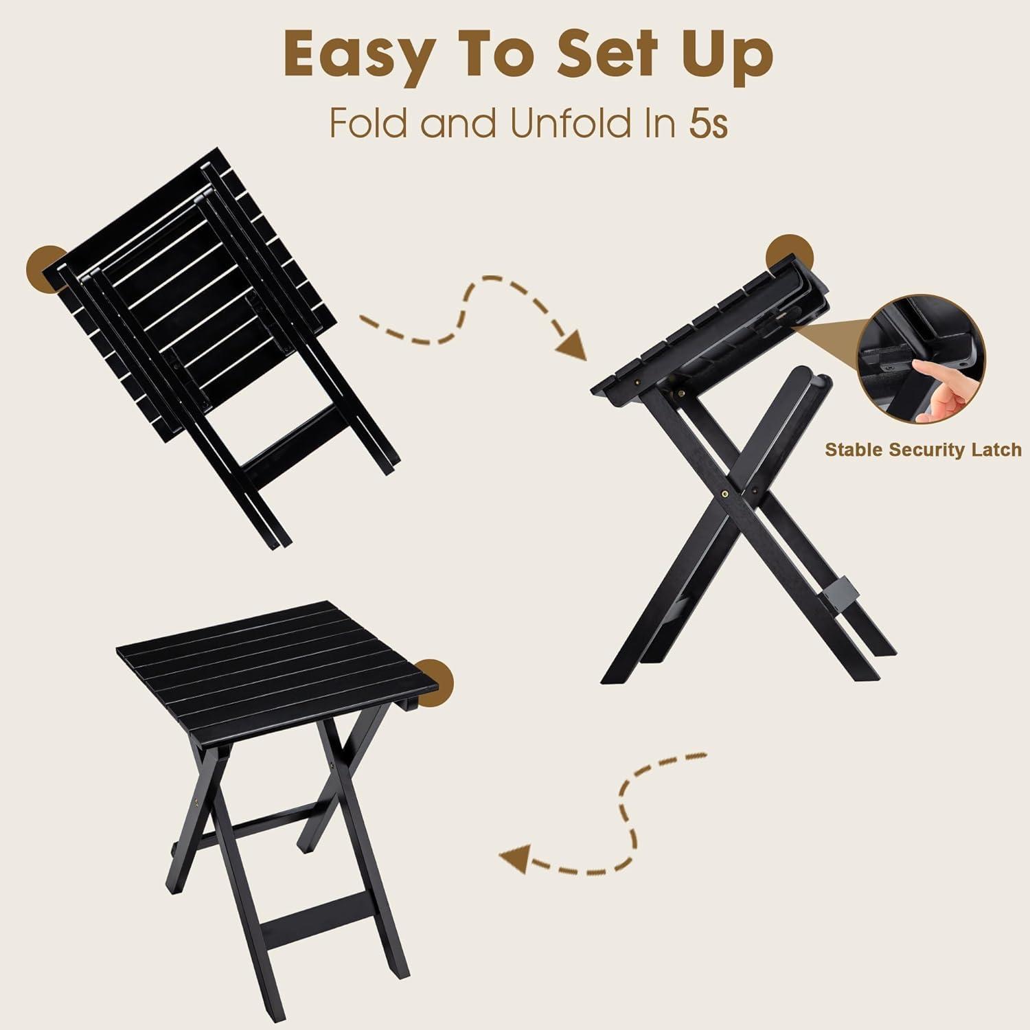 Comfortable Black Wooden Rocking Chair with Wavy Backboard - 68.5*86*115CM for Relaxation in Living Room or Patio