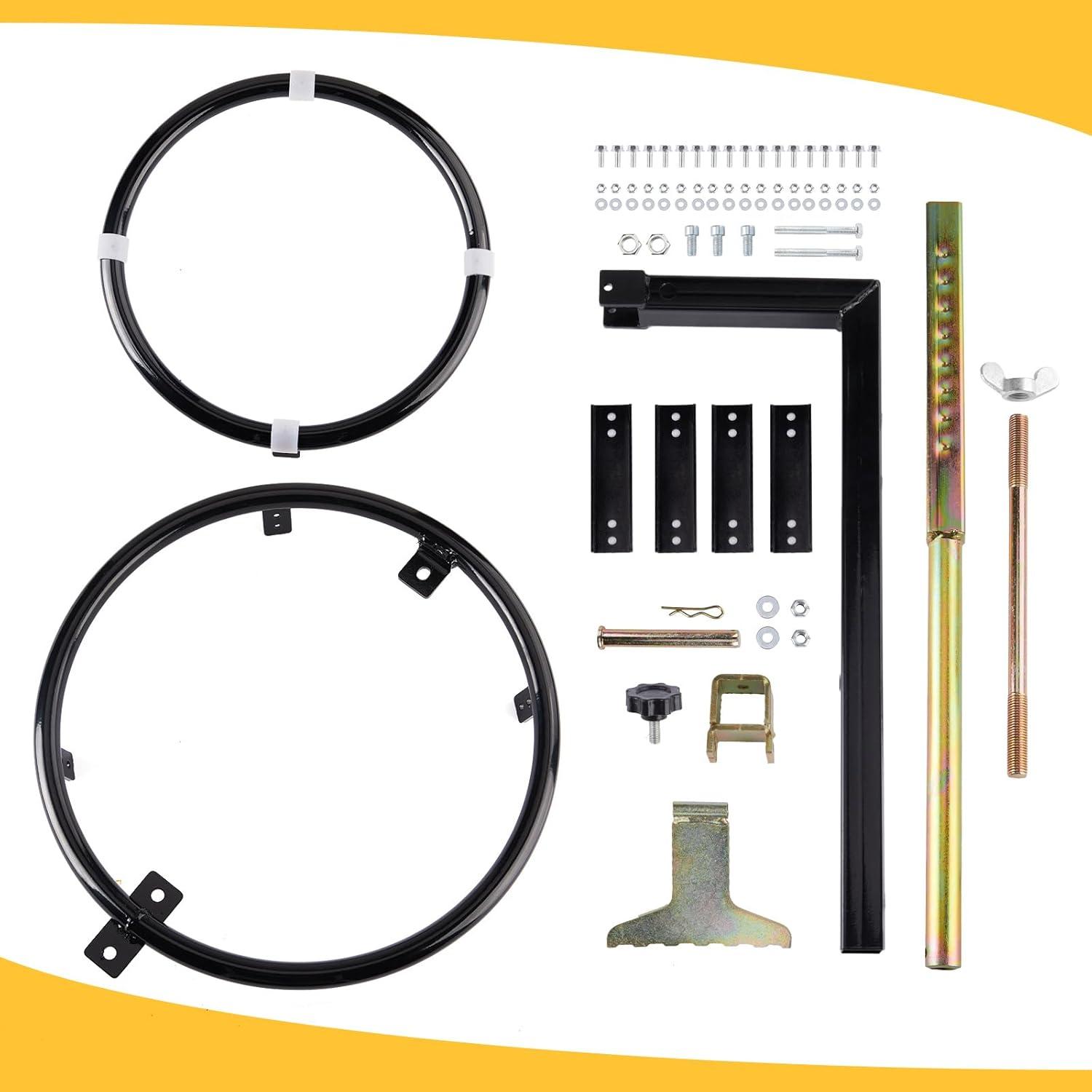 Motorcycle tire Changer for 16in to 21in Tires Dirt Bike Bead Breaker Tire Change Stand Tire Changing Stand Mount, Black