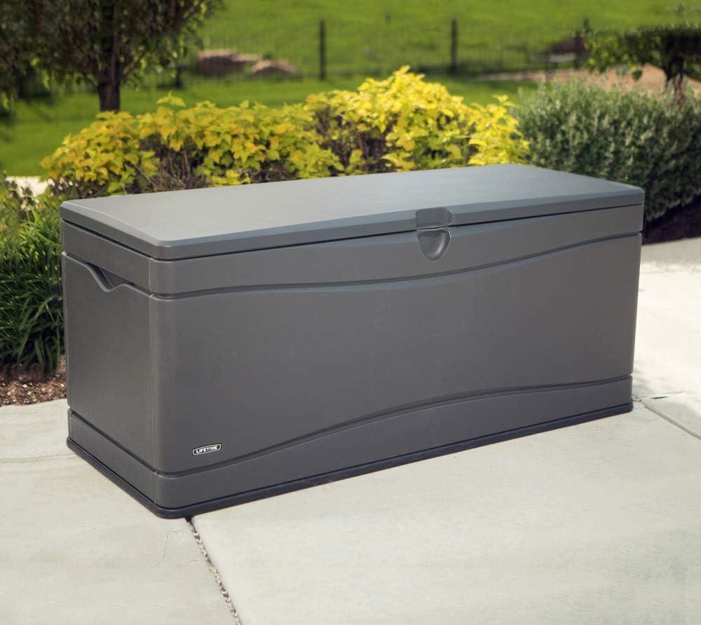 Lifetime Lifetime 60'' W 130 Gallons Water Resistant Polyethylene Plastic Lockable Deck Box