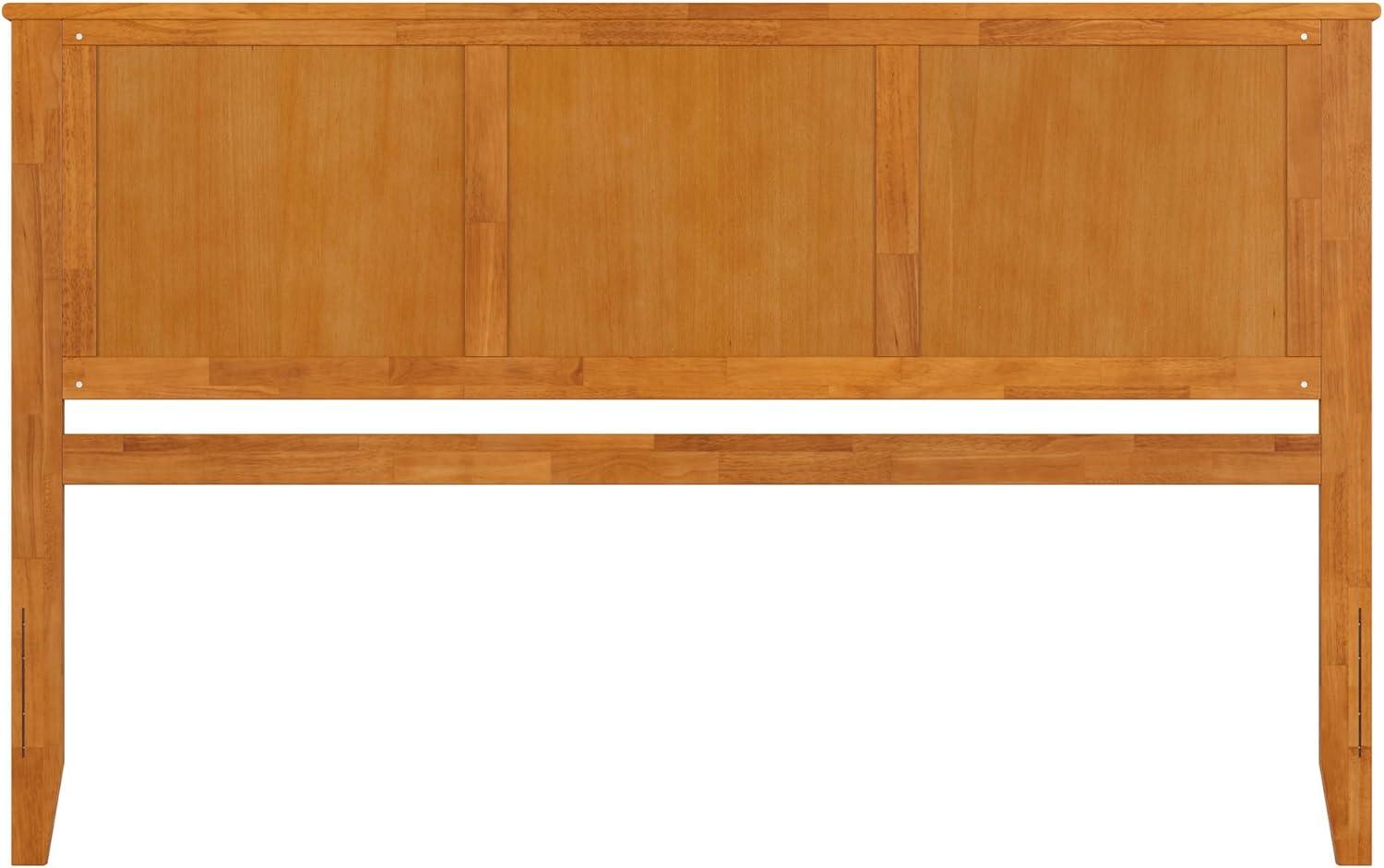 AFI Furnishings Madison King Solid Wood Panel Headboard in Light Toffee
