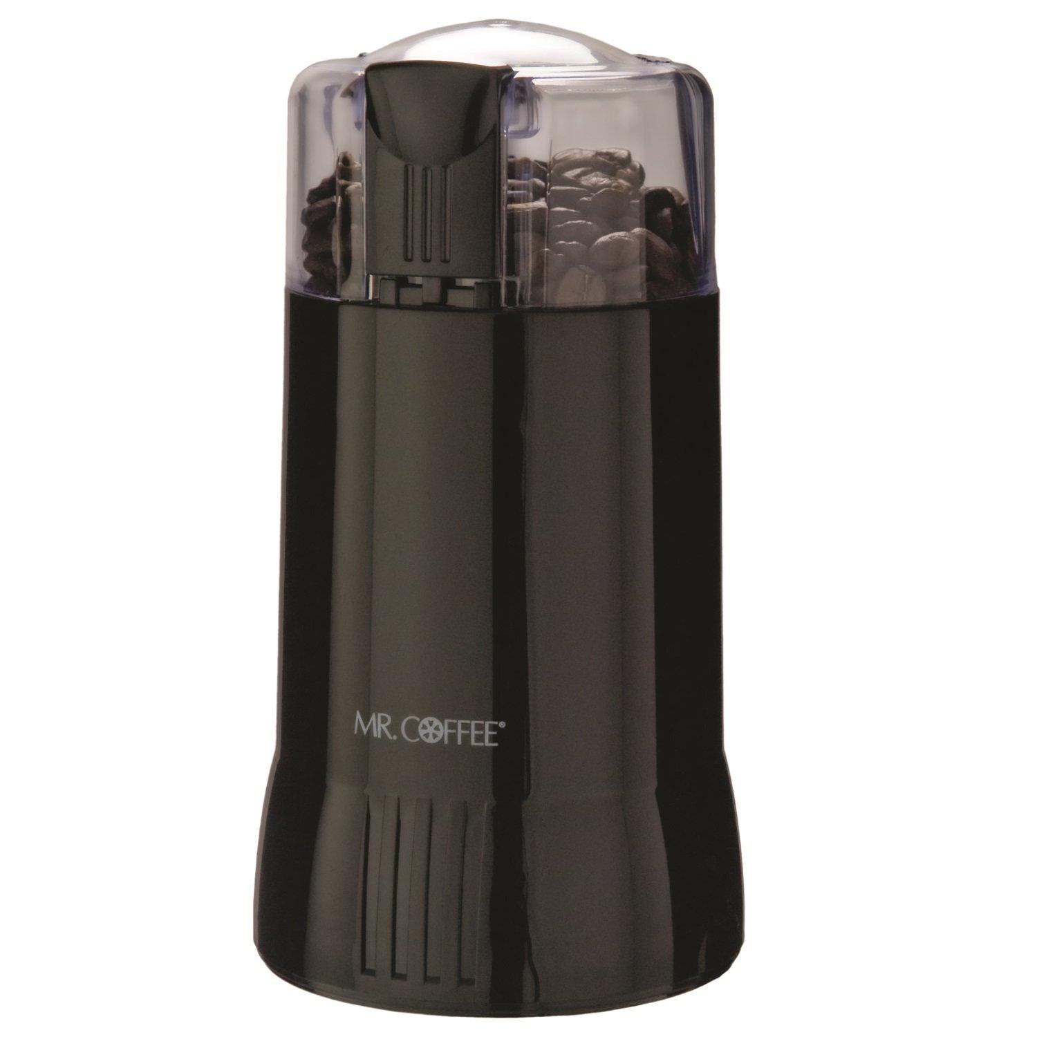 Mr. Coffee Mr. Coffee 4-12 Cup Electric Coffee Grinder with Safety Switch in Black