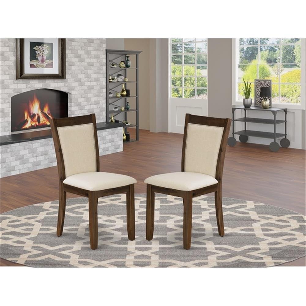 Polen 18'' H Linen Fabric Upholstered Side Chair