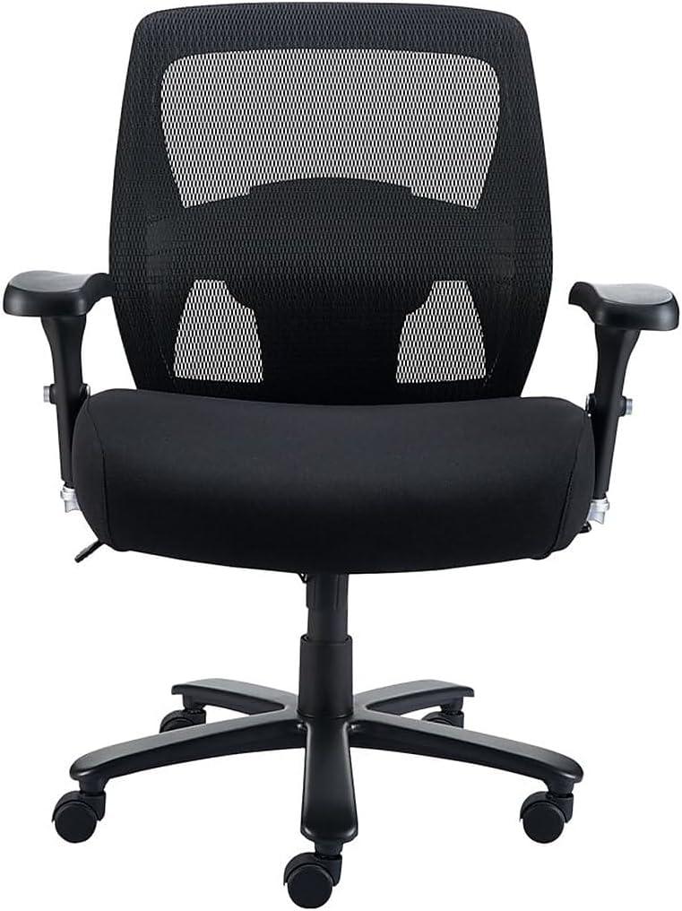 MyOfficeInnovations Mesh Big and Tall Chair Black 1680262