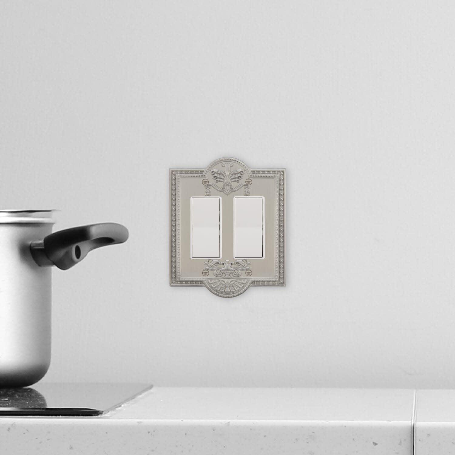 Nostalgic Warehouse Meadows 2-Gang Rocker Light Switch Wall Plate