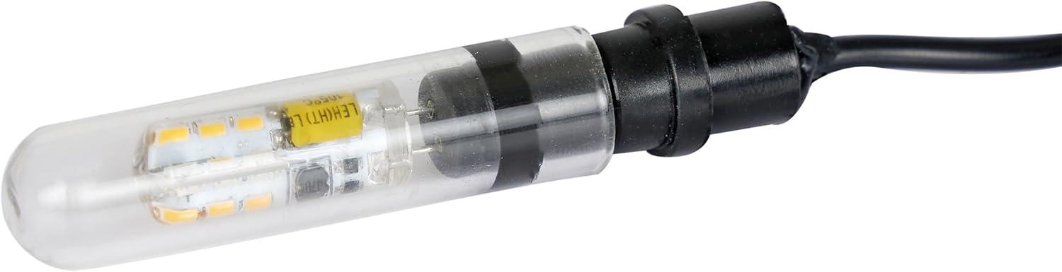 Alpine Corporation Submersible 95 GPH Fountain Pump with 5W Halogen Light for Outdoor Fountains, Birdbaths, Ponds, and Garden Water Features