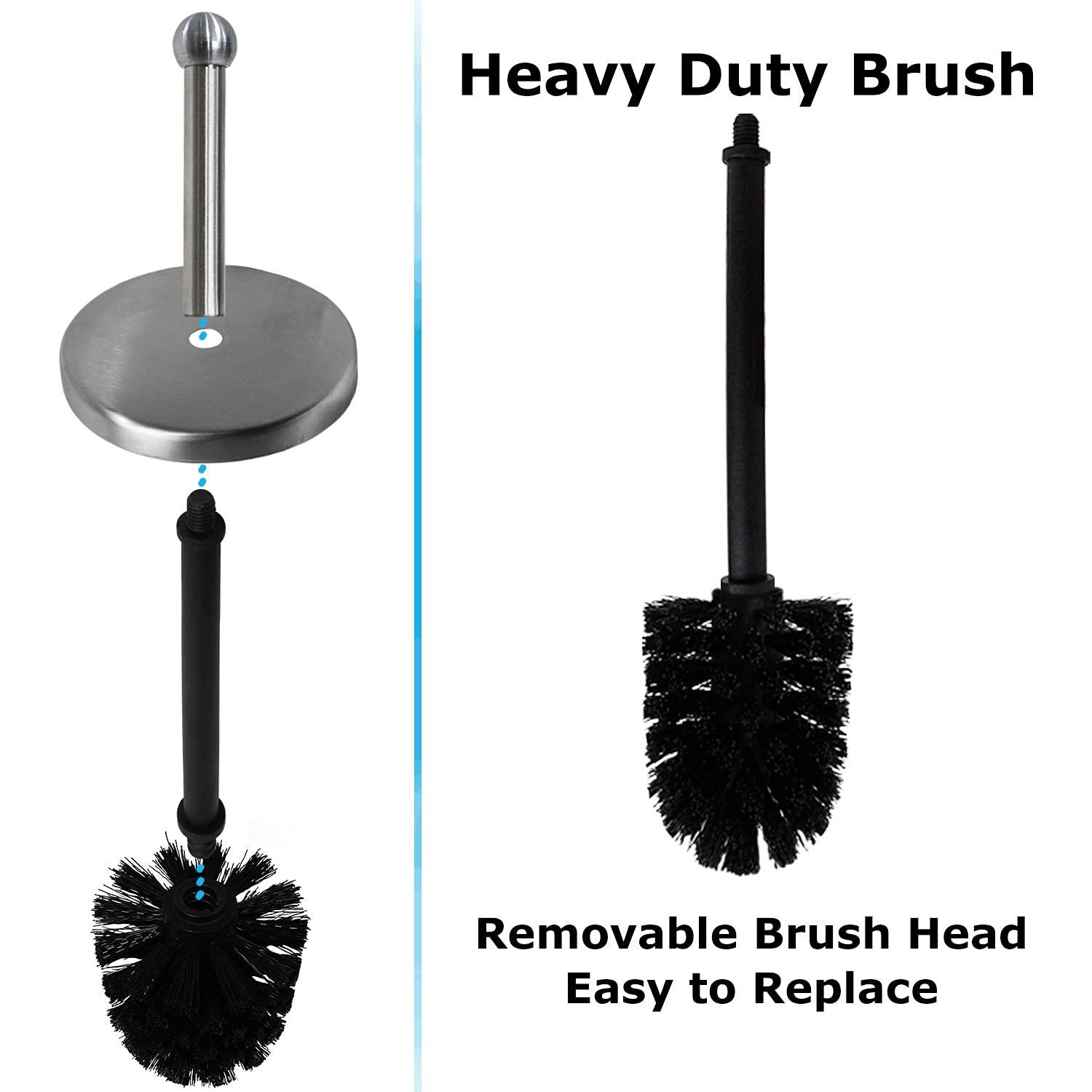 Blue Donuts Blue Donuts Metal Toilet Brush And Holder