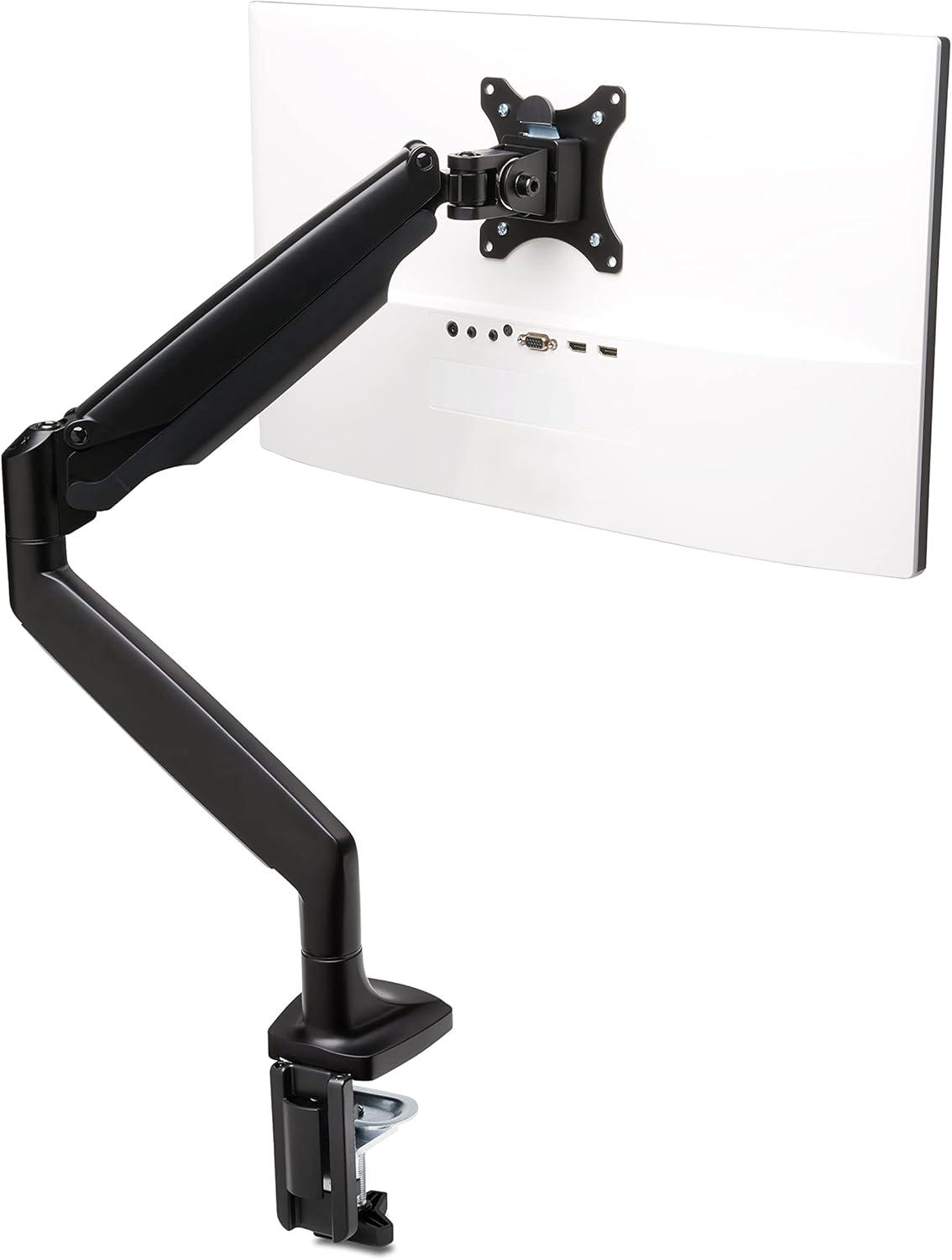 Smartfit One-Touch Height Adjustable Single Monitor Arm