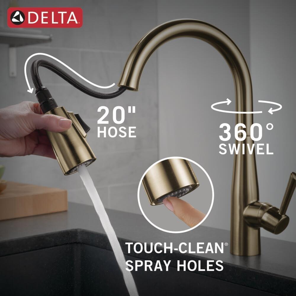 Essa Pull Down Single Handle Kitchen Faucet with MagnaTite® and Diamond Seal Technology