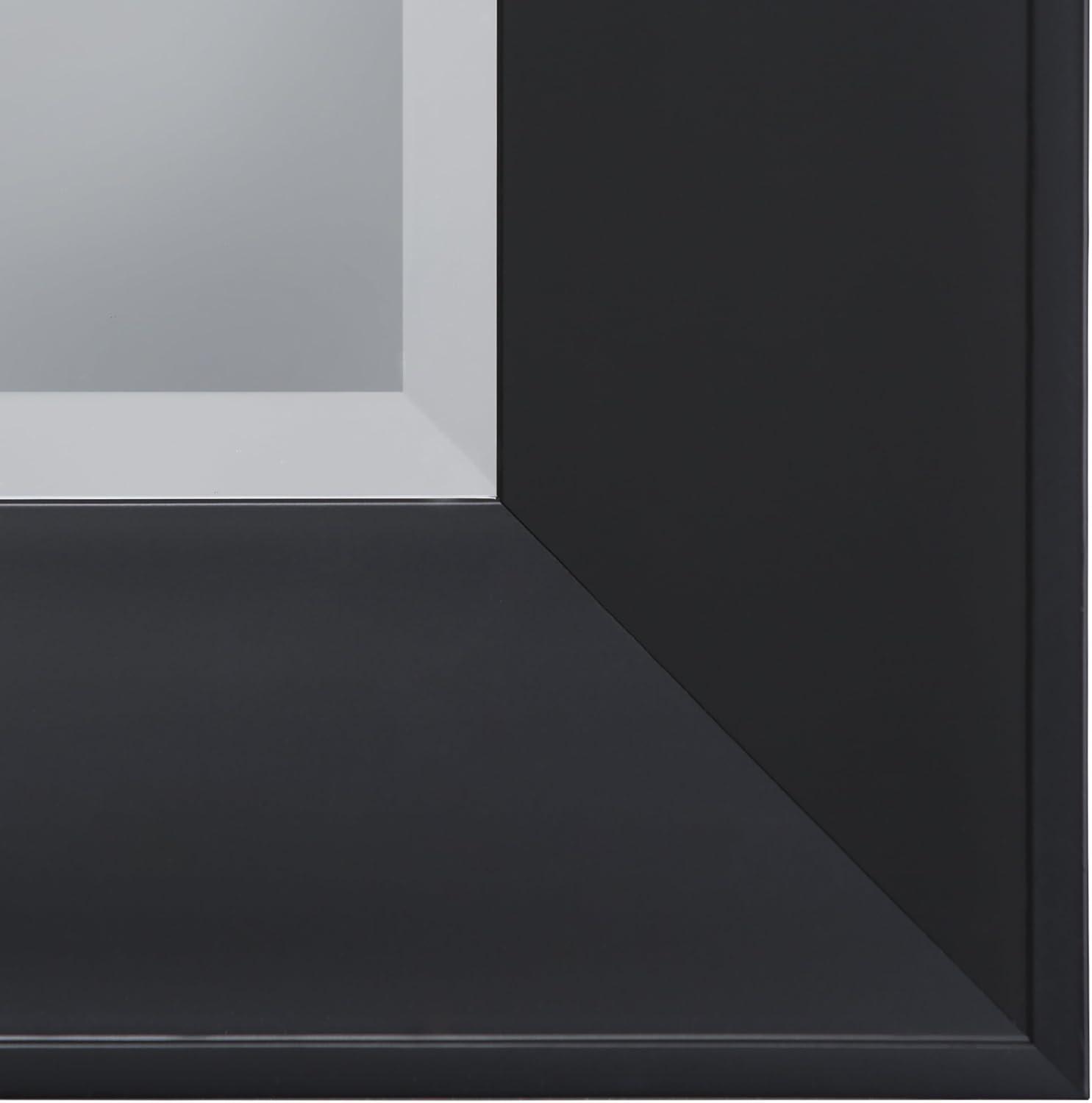 Yosemite MINT026 Home Decor Framed Mirror, Large - Black