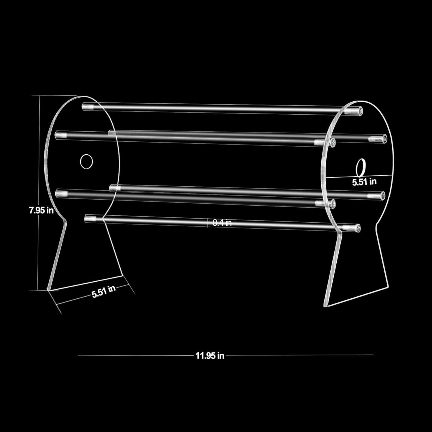 Headband Holder,Hairband Display Stand, Clear Jewelry Organizer for Girl Women Gifts, The Perfect Headband Display Organizer