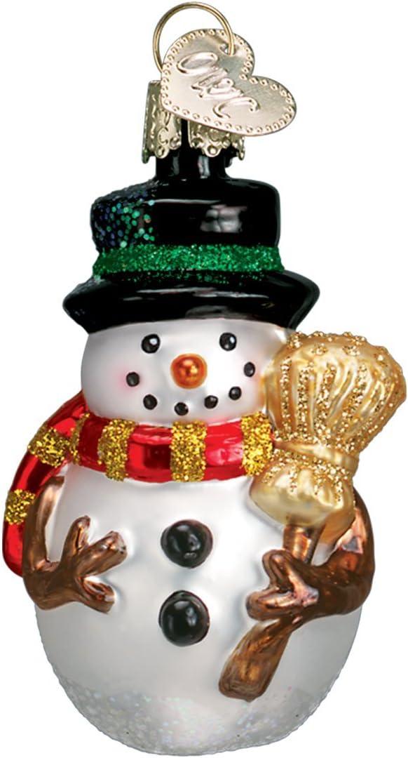 Old World Christmas 2.5 Inch Mini Snowman Set Ornaments Frosty  St/6 Tree Ornament Sets