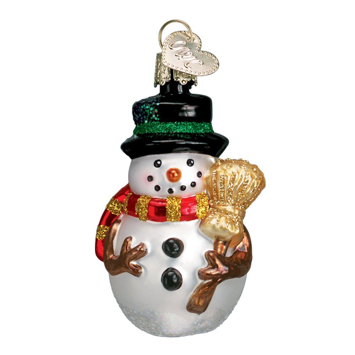 Old World Christmas 2.5 Inch Mini Snowman Set Ornaments Frosty  St/6 Tree Ornament Sets
