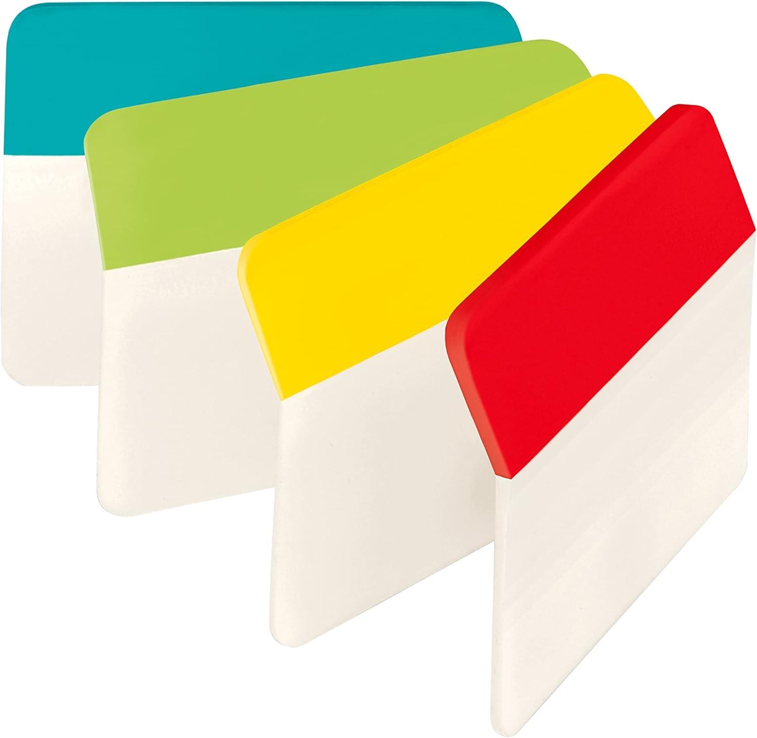 Post-it® Tabs, 2 in. Angled Solid, Assorted Primary Colors, 6 Tabs/Color, 4 Colors, 24 Tabs/Pack