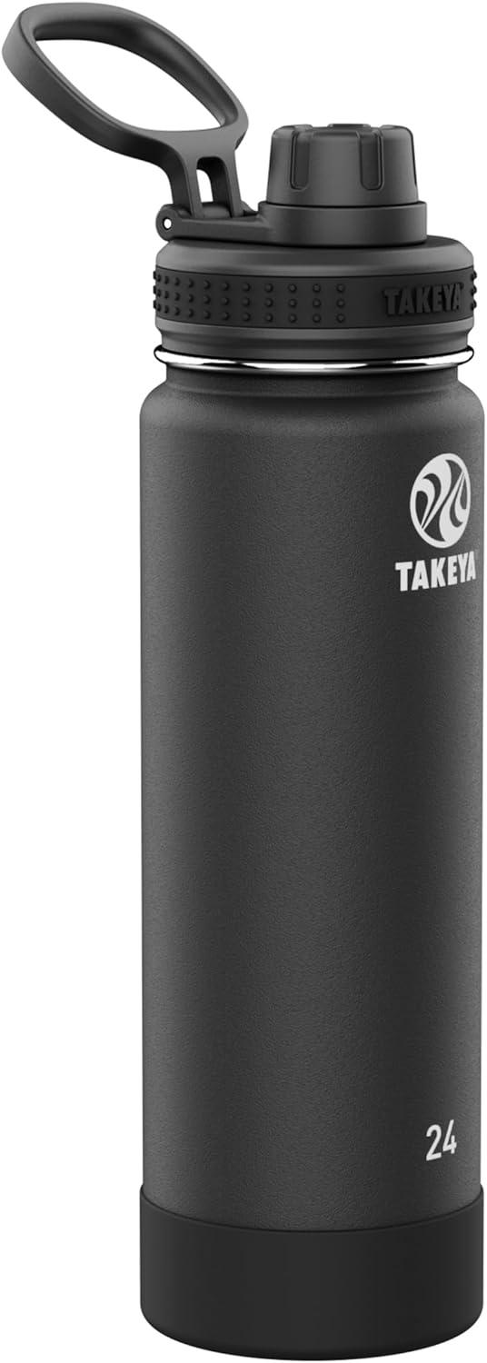 Takeya 24oz Actives Insulated Stainless Steel Water Bottle with Spout Lid