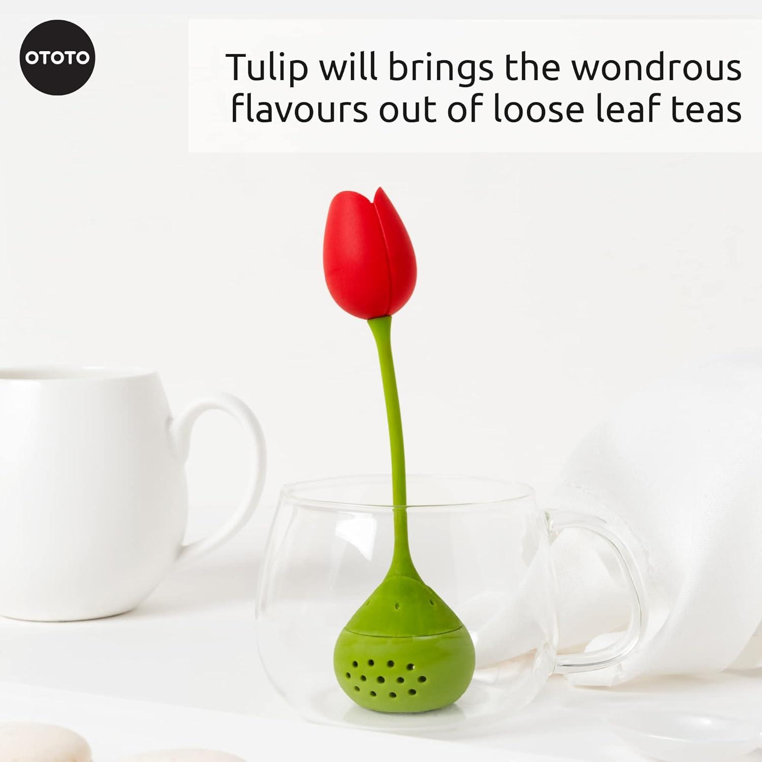 Ototo Tea infuser Red Tulip