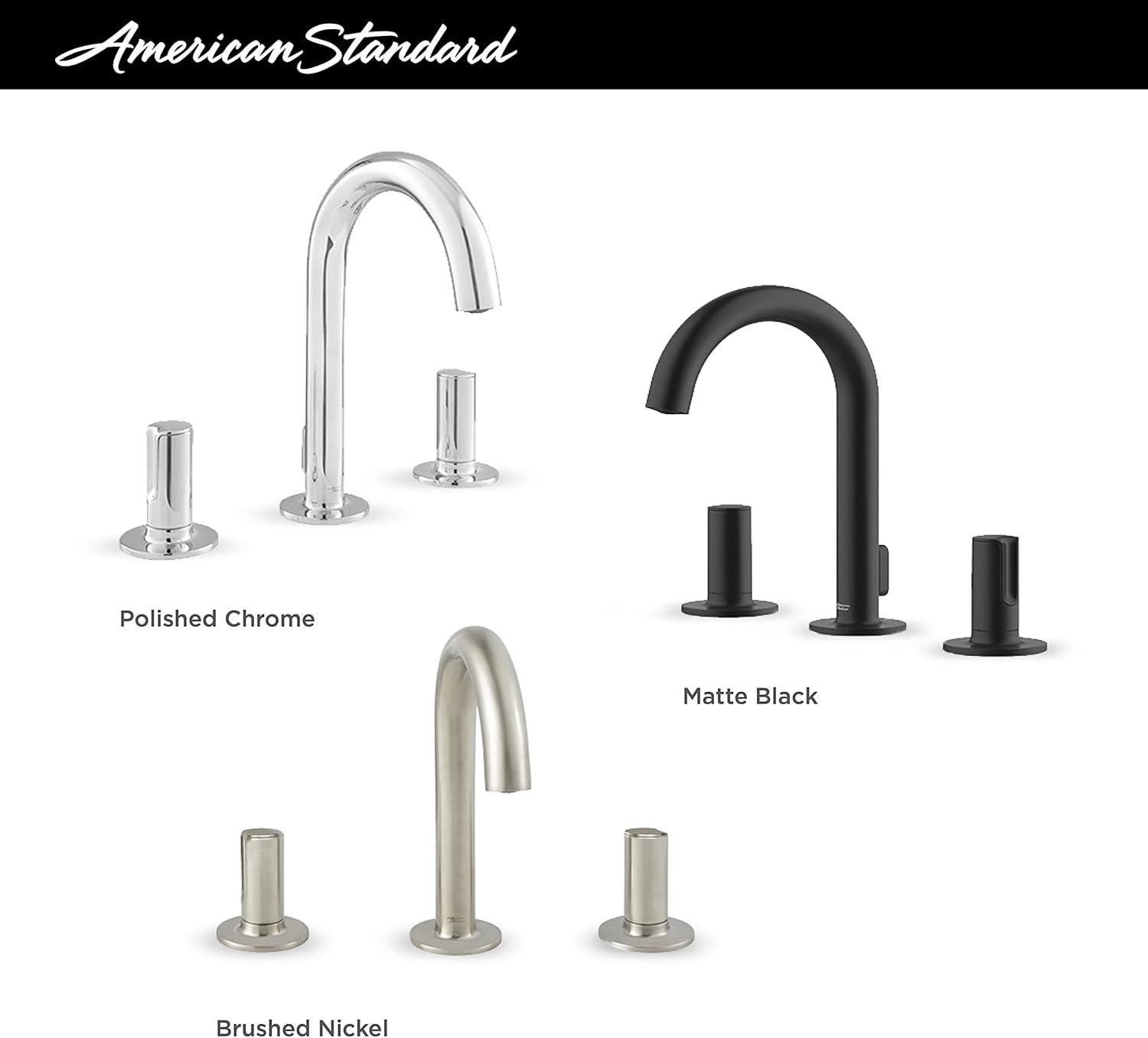 Studio S Polished Chrome Widespread Bathroom Faucet with Knob Handles