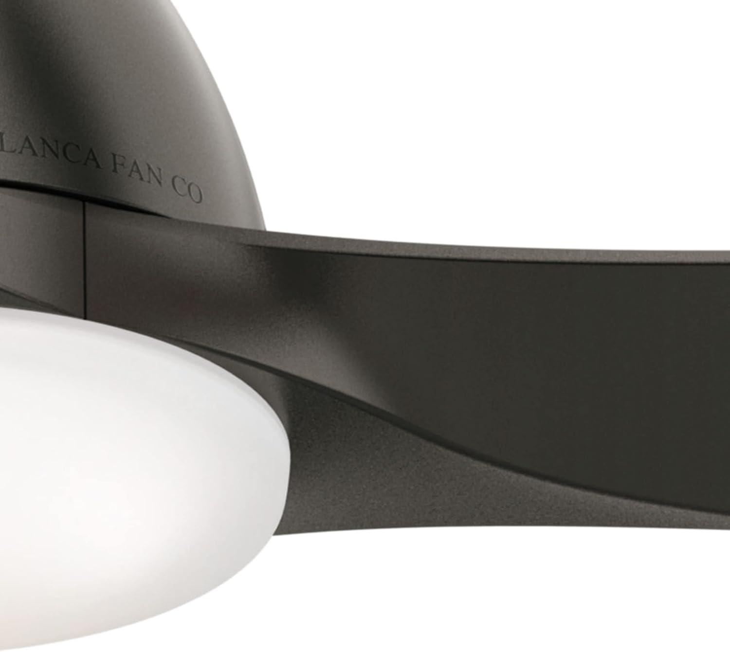 52" Noble Bronze LED Ceiling Fan with Remote and Light Kit