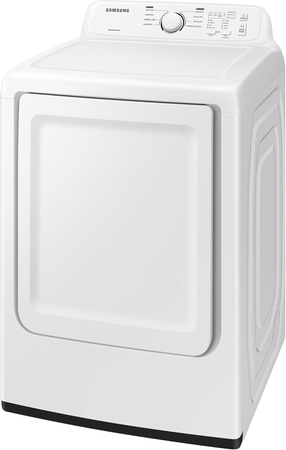 Samsung 7.2 cu. ft. Electric Dryer with Sensor Dry and 8 Drying Cycles