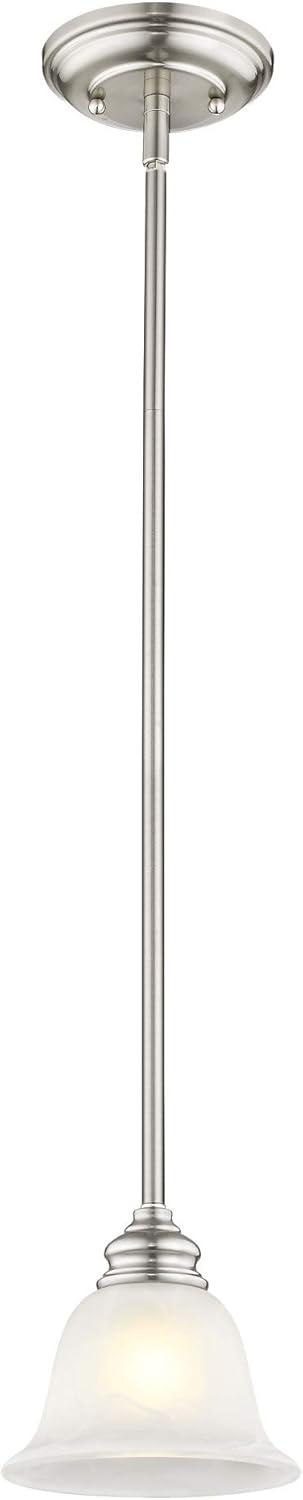 Livex Lighting Essex 1 - Light Pendant in  Brushed Nickel