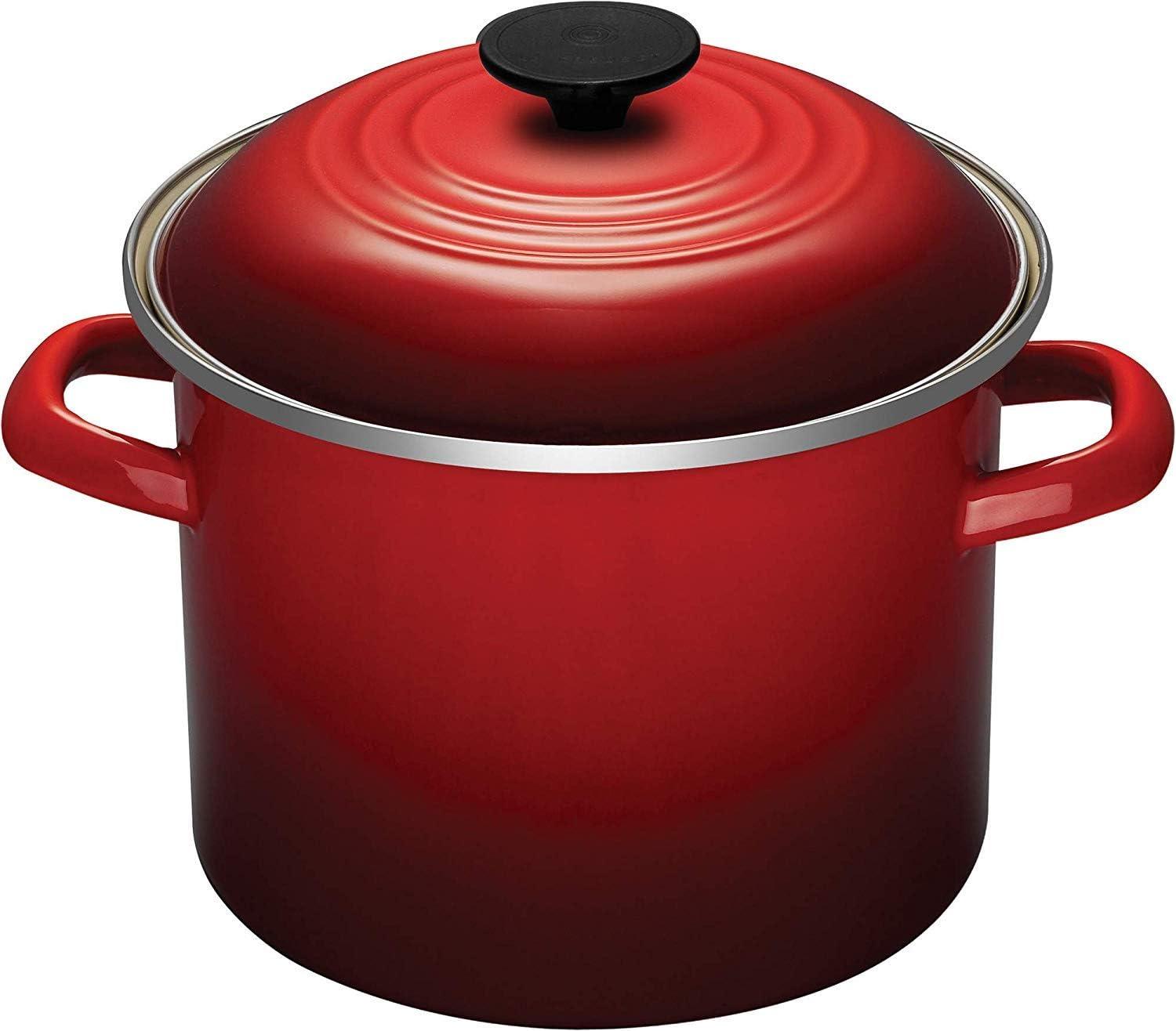 Le Creuset Enamel on Steel Stockpot with Lid