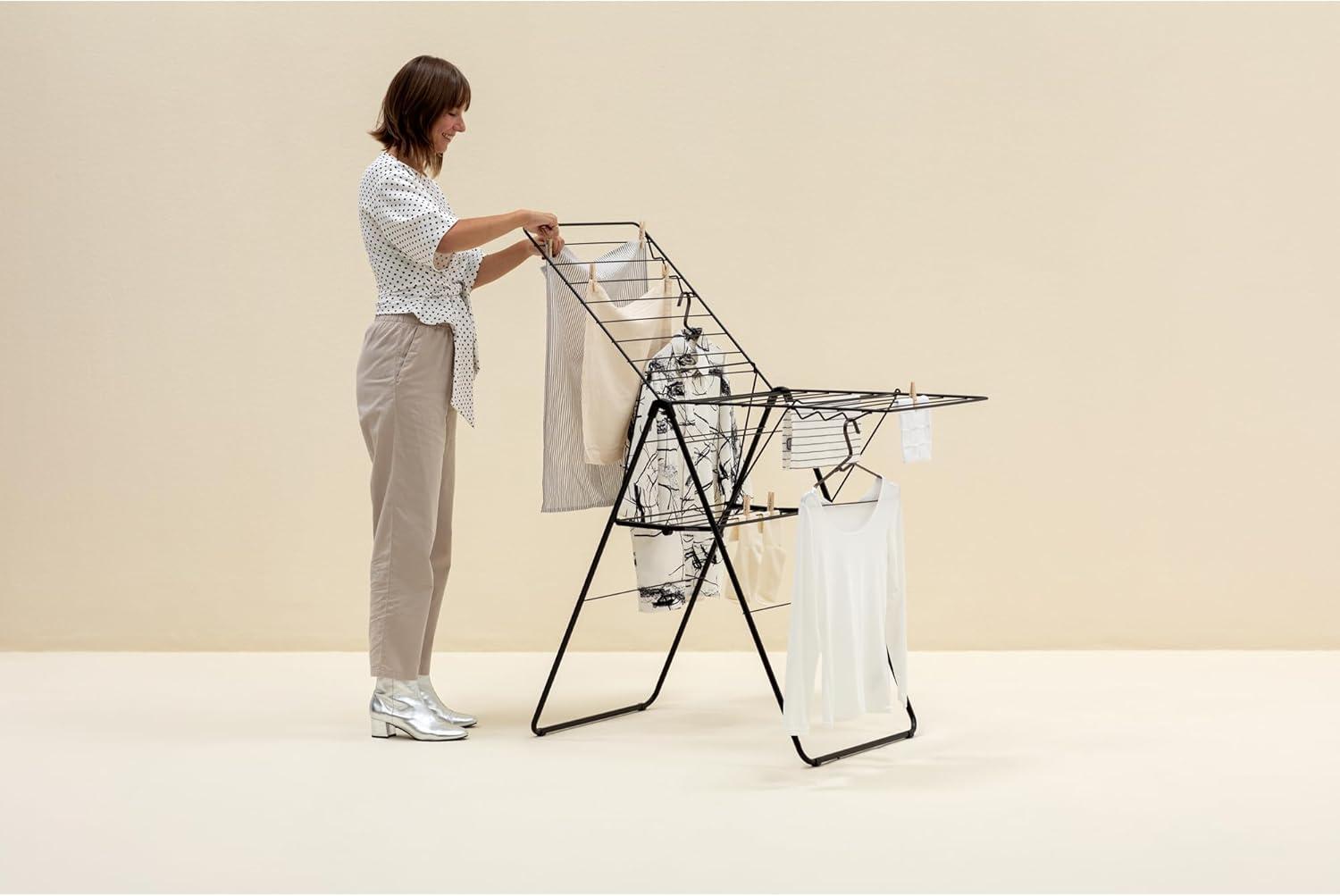 Brabantia HangOn Foldable Clothes Drying Rack - 66 Feet (20m)