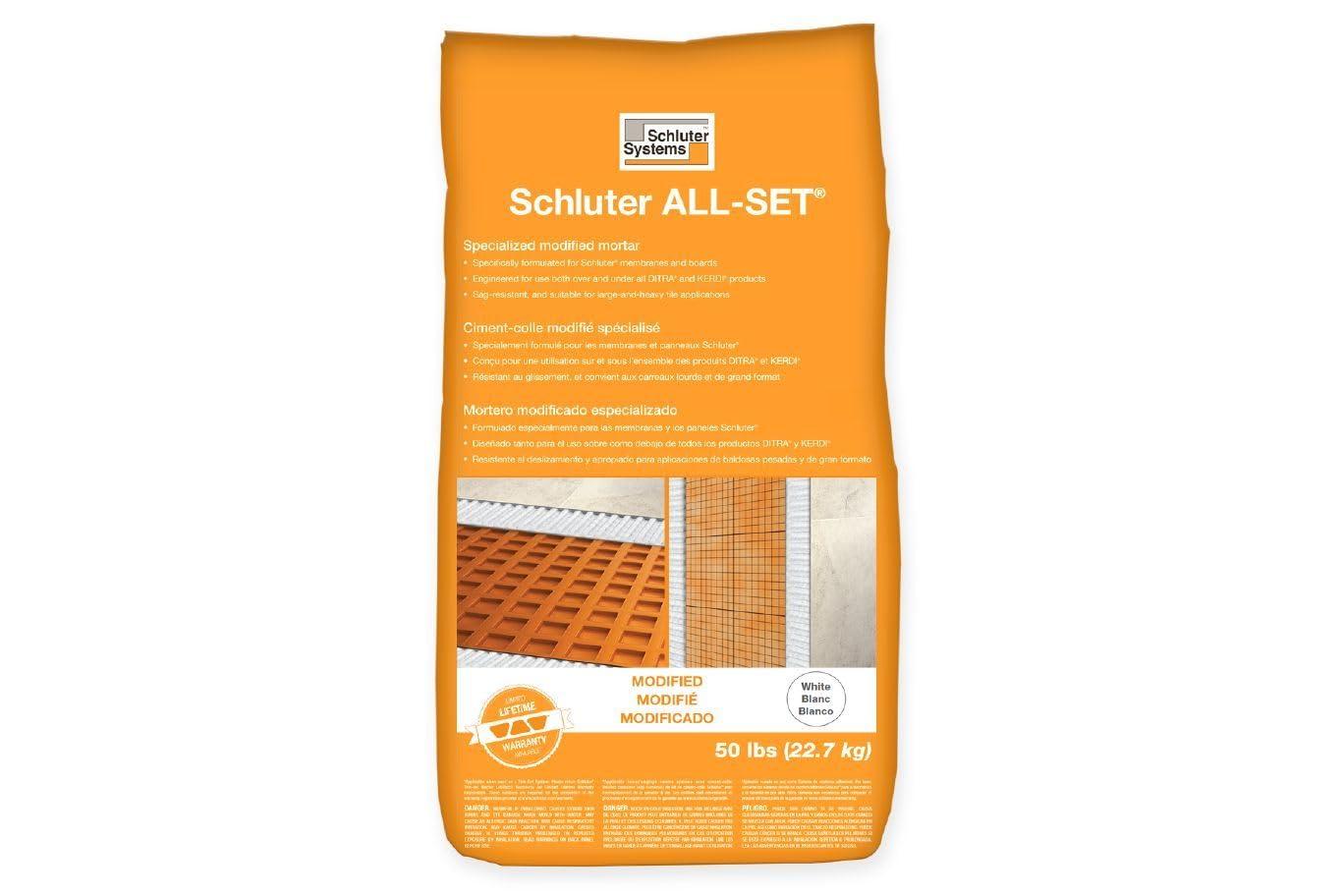 Schluter Systems All-Set White Thinset Tile Mortar ( 50 Pound(s) )