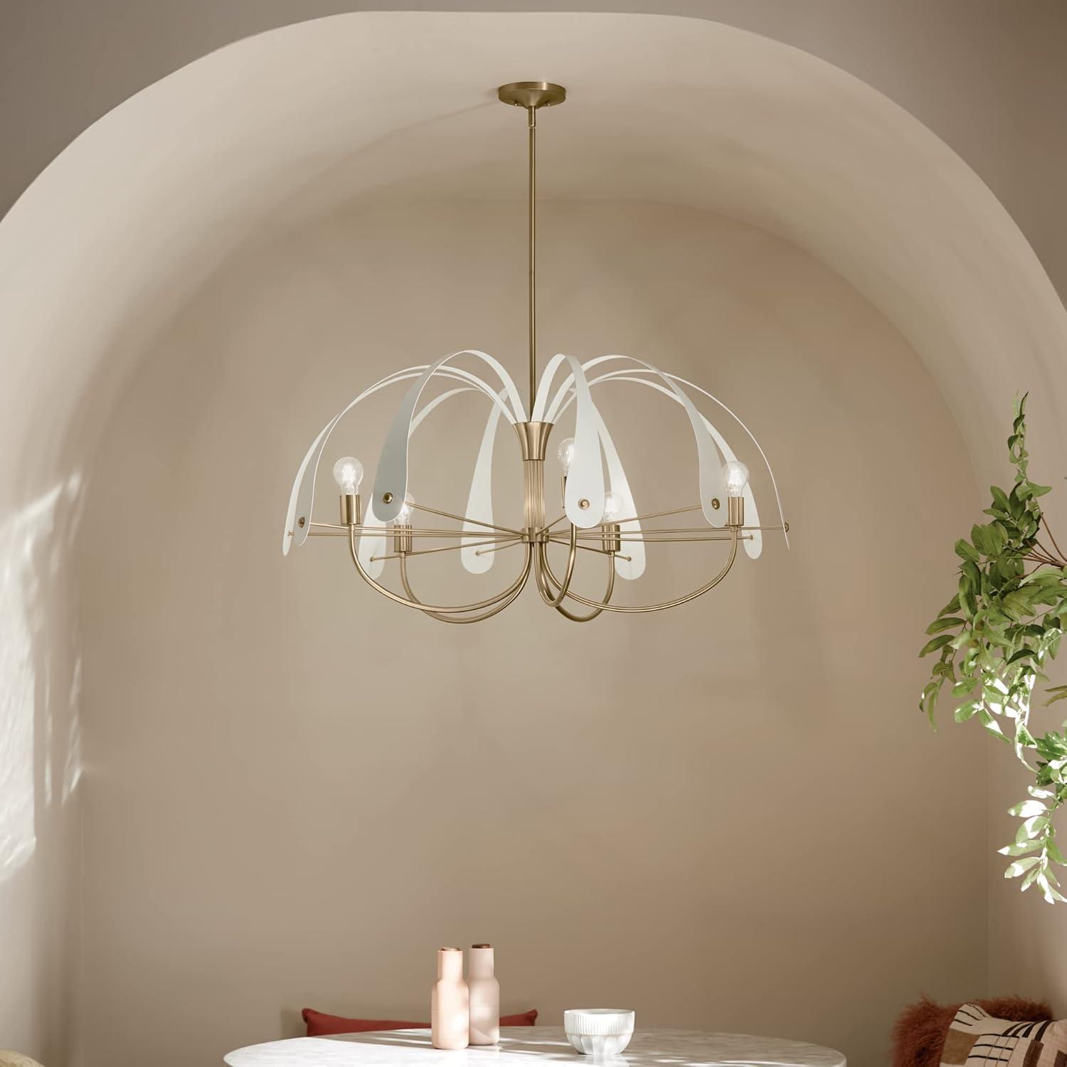 Kichler Lighting Petal 5 - Light Chandelier in  Champagne Bronze