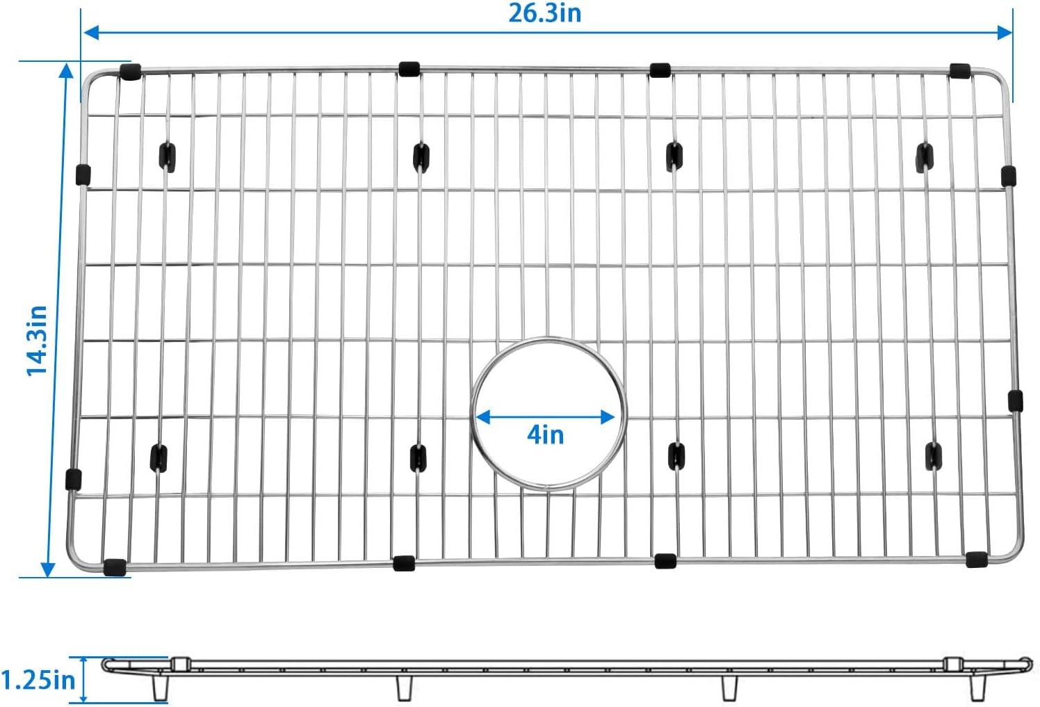 Elkay Crosstown Stainless Steel 26-3/8" x 14-3/8" x 1-1/4" Bottom Grid