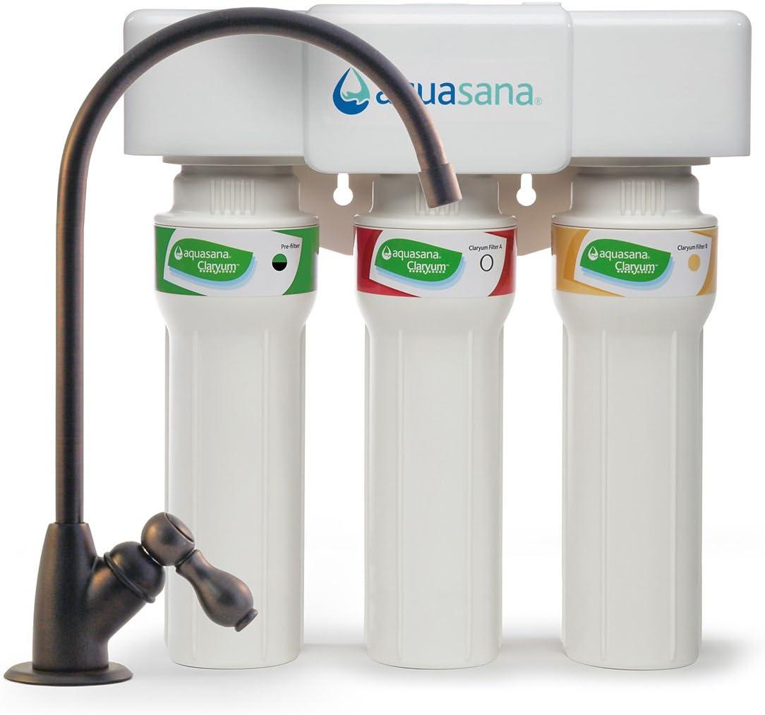 Aquasana Max Flow Under Sink Water Filter System - Bronze - AQ-5300+.62