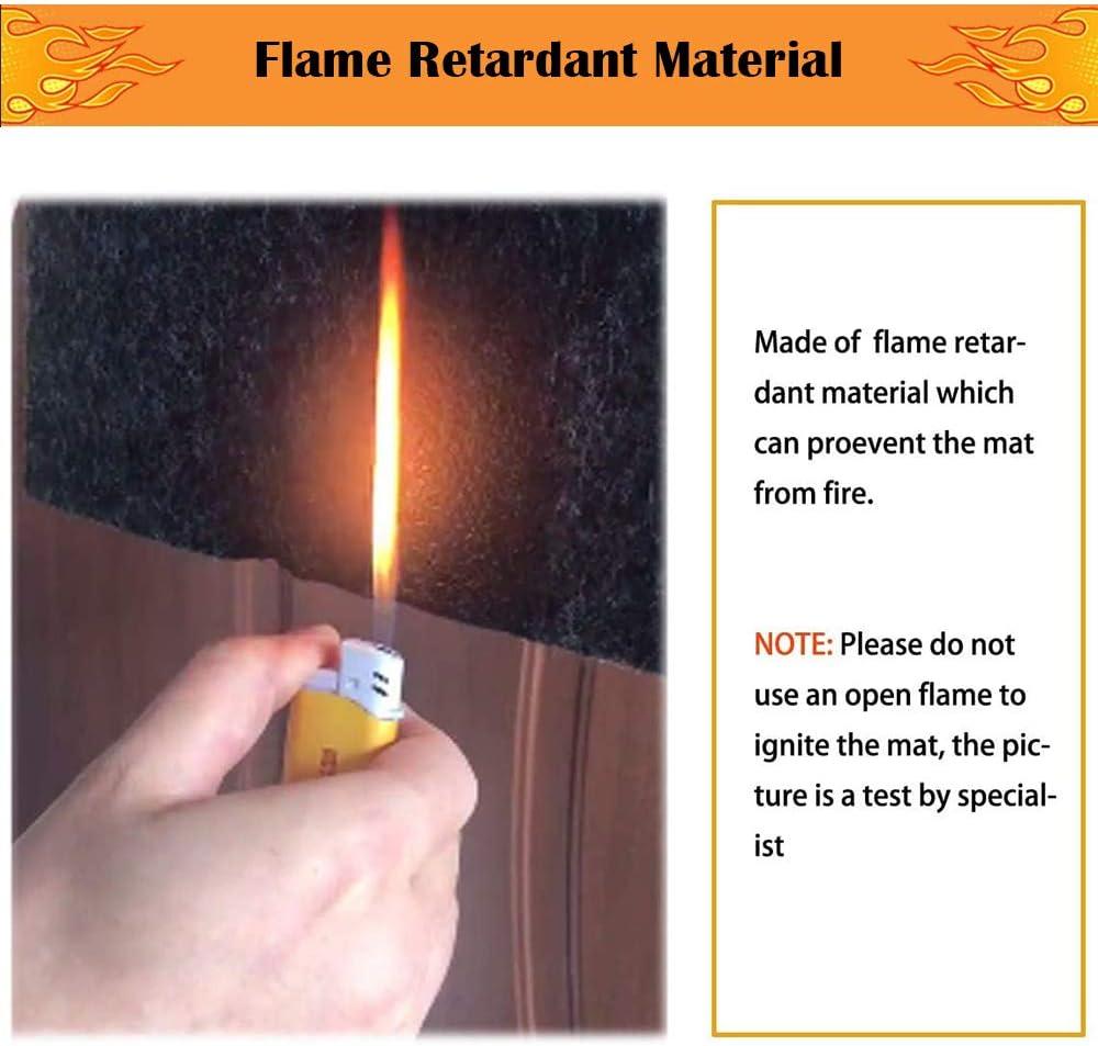 Under Grill Mat,Premium Grill Mat for Deck, Under Grill Floor Mats to Protect Deck,BBQ Mat for Under BBQ, Absorbent Oil Pad Protector for Decks and Patios,Waterproof, Reusable,(36x30 Inches)…