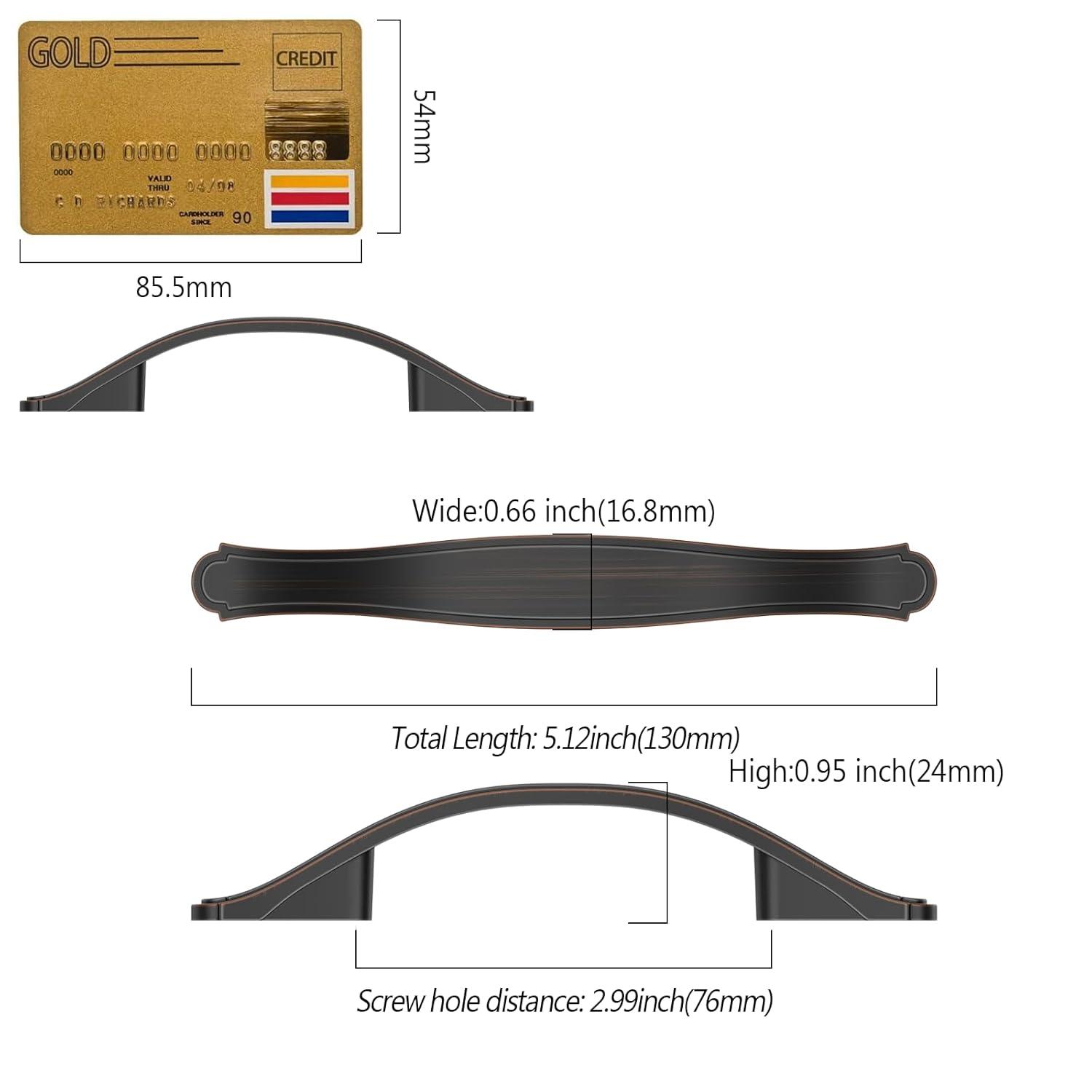 Allison Value Cabinet 3" Center to CenterArch Pull Multipack