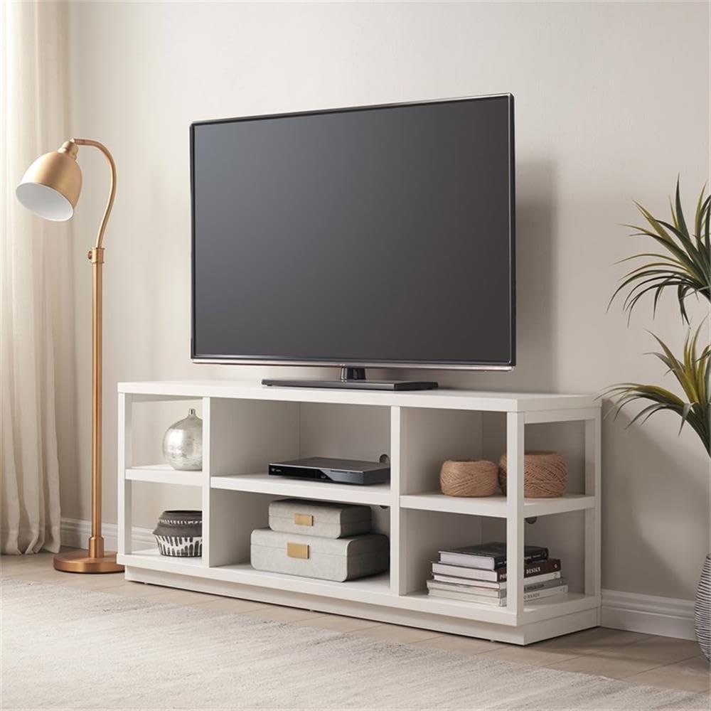 Henn&Hart 58" Gray Oak TV Stand