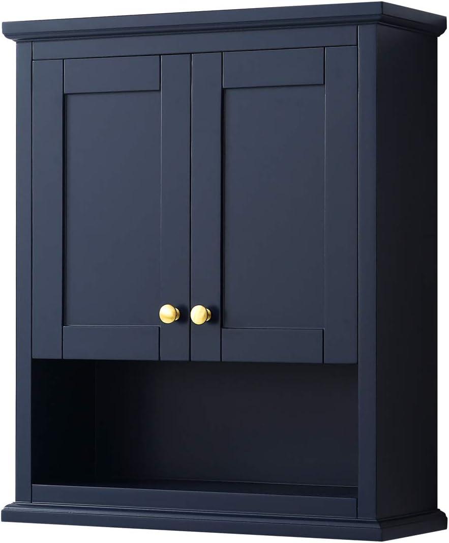 Wyndham Collection Avery Solid Wood Wall Over The Toilet Storage