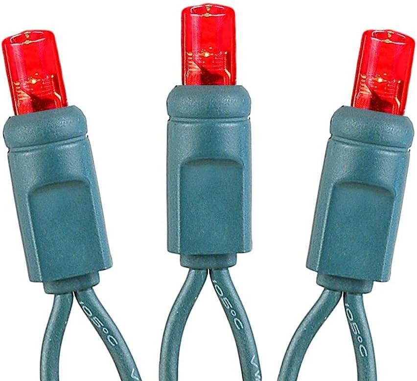 Novelty Lights White LED Mini Lights Holiday Lightings, 8' (20 Count)