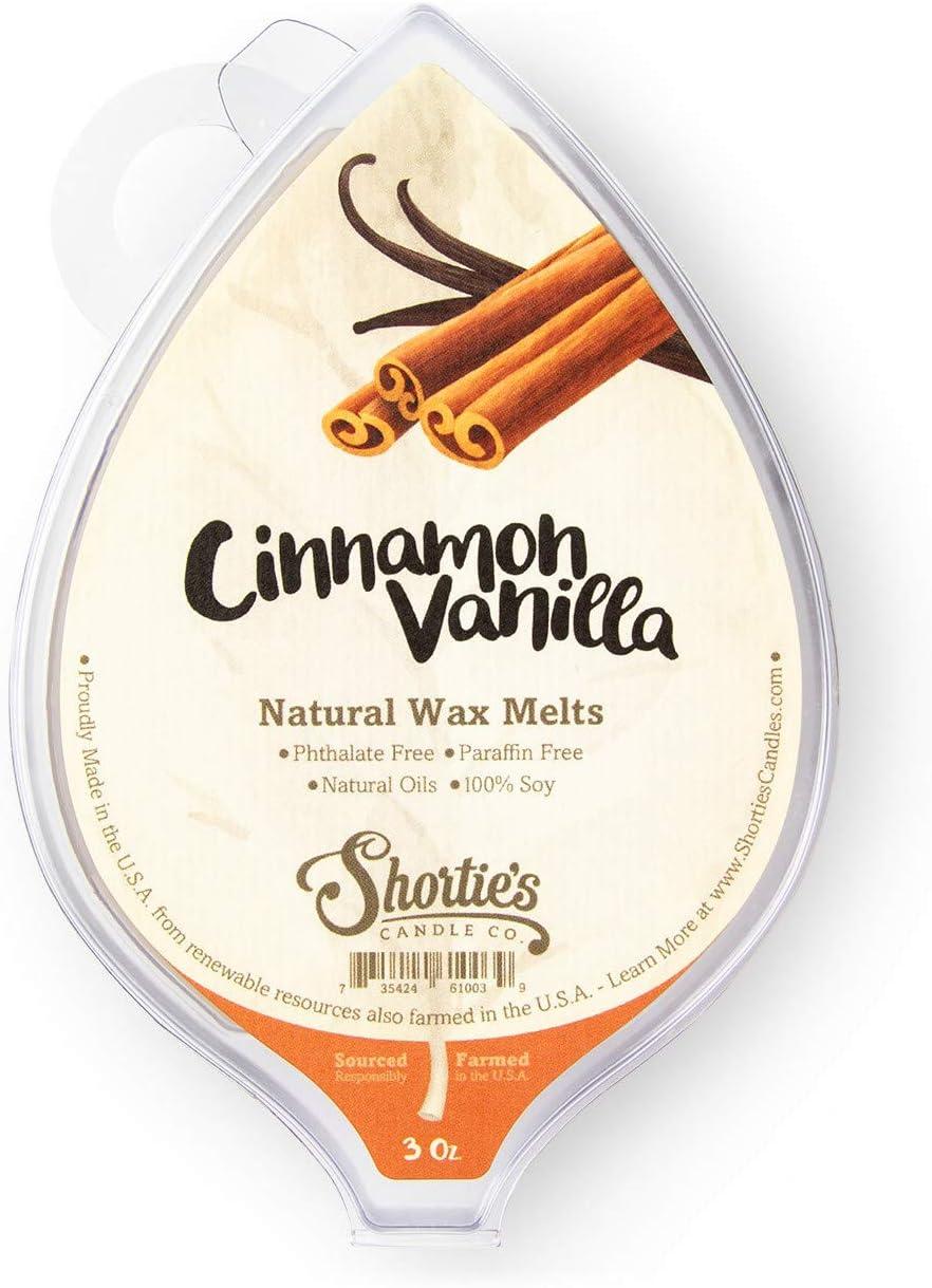 Cinnamon Vanilla Natural Soy Wax Melts 3 Oz