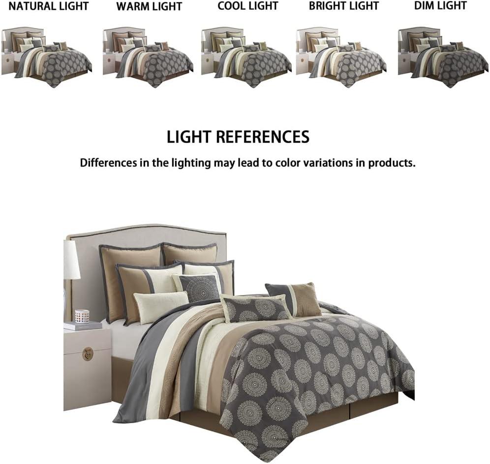 Nanshing America, Inc Angellyna 10 Piece Medallion Print Comforter Set & Reviews | Wayfair