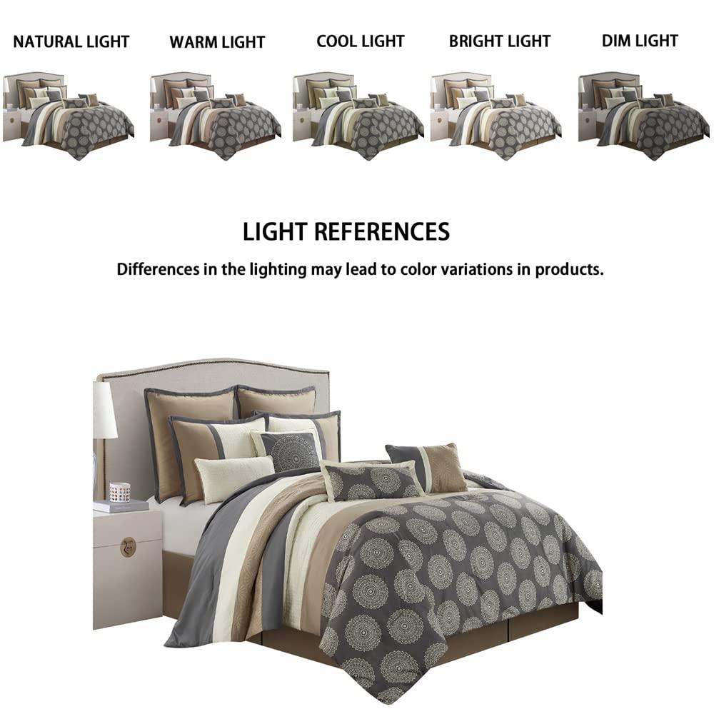 Nanshing America, Inc Angellyna 10 Piece Medallion Print Comforter Set & Reviews | Wayfair