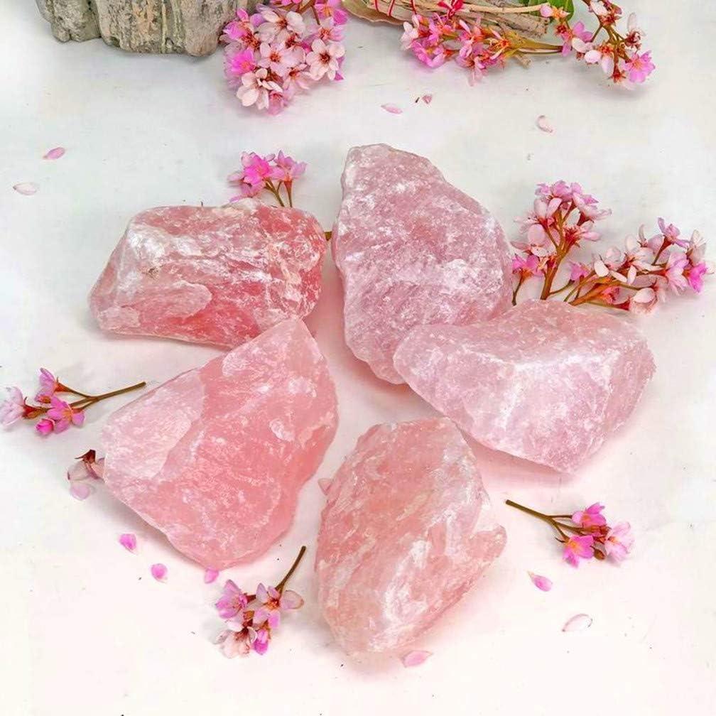 1 lb Natural Raw Rose Quartz Rough Stones Set