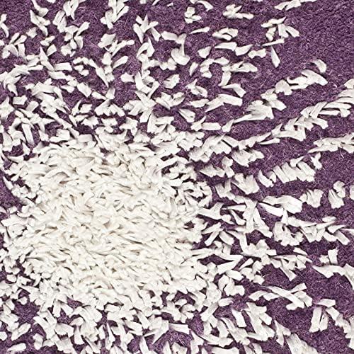 Soho SOH712 Hand Tufted Indoor Accent Rug - Purple/Ivory - 2'x3' - Safavieh.