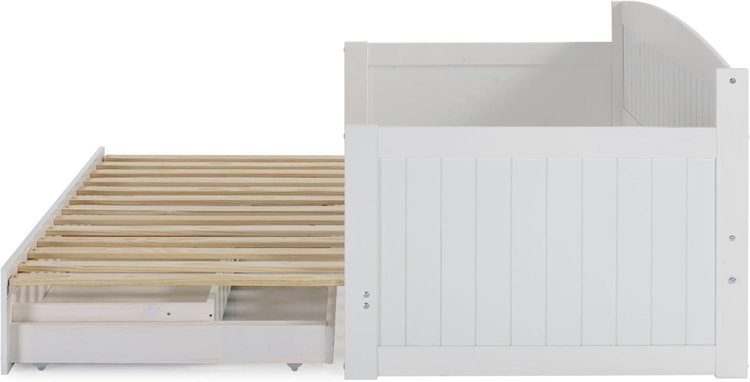 Alaterre Furniture King Harmony Kids' Daybed with Conversion White