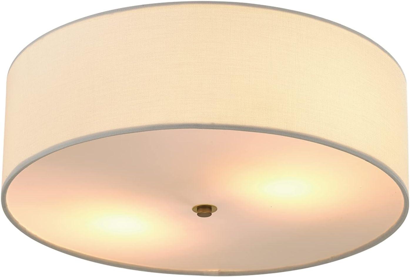 Kyle 2-Light Matte Brass Flush Mount - one size
